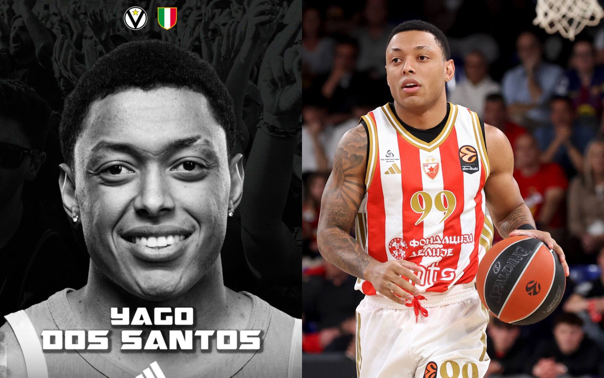   La Virtus piazza il colpo per il finale di stagione: arriva Yago Dos Santos