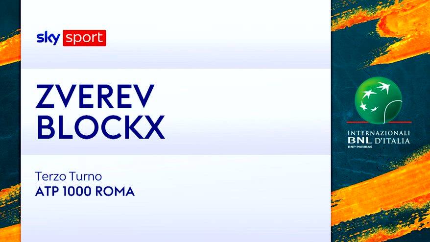 Blockx-Zverev: highlights Atp Roma
