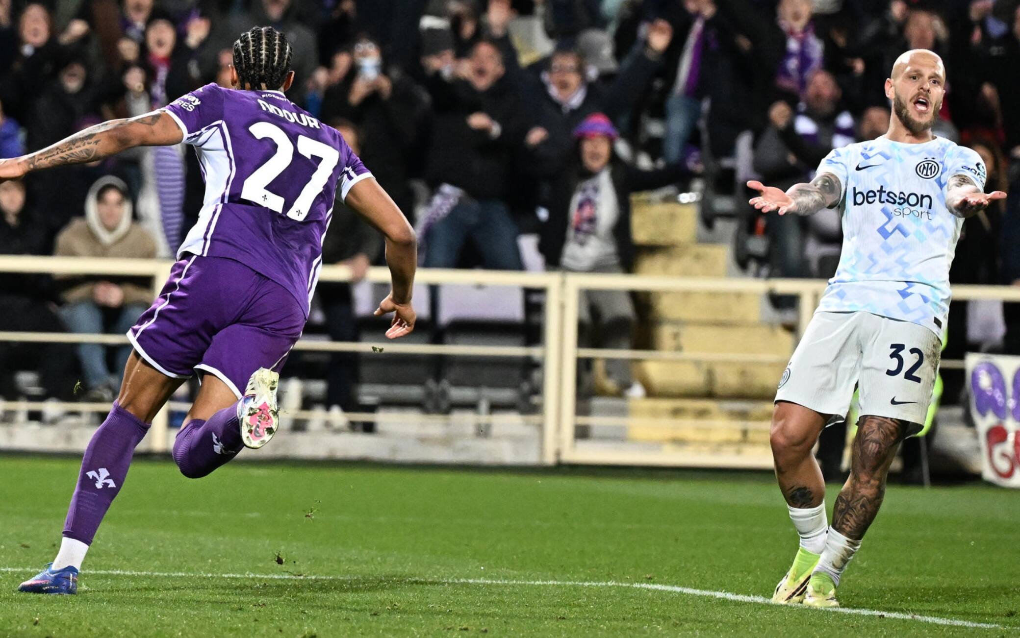 Fiorentina-Inter 1-1: video, gol e highlights