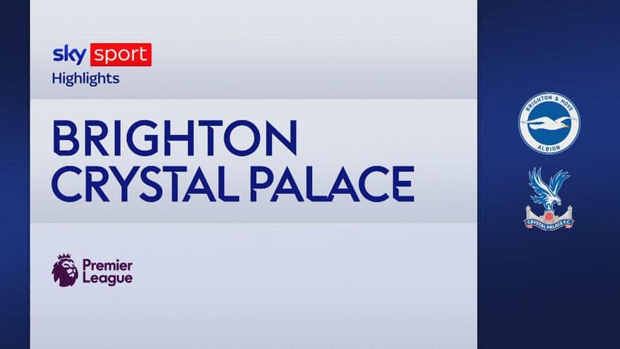 Brighton-Crystal Palace 0-1: gol e highlights