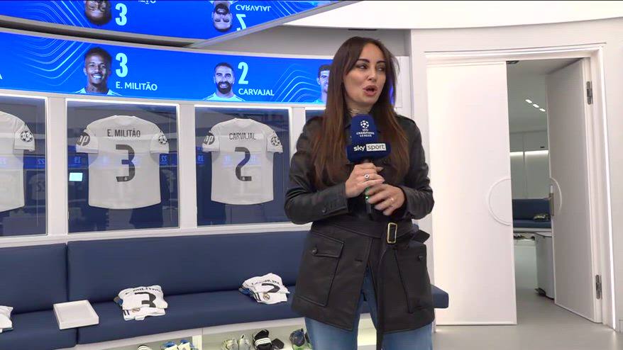 Lo spogliatoio del Real Madrid 