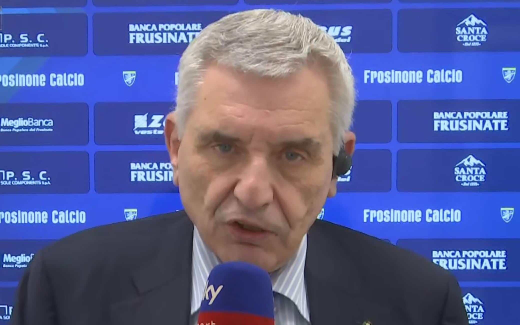 Frosinone, presidente Stirpe: "Ingresso fondo Usa darà maggiore solidità"