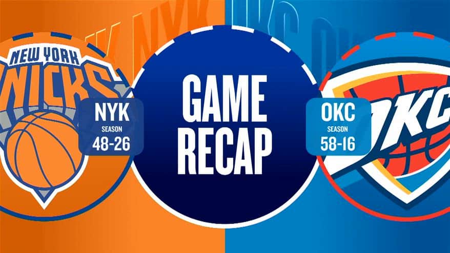 NBA Highlights: Oklahoma City-New York 111-100
