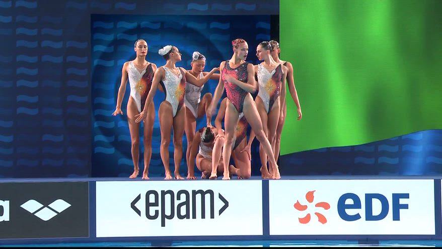 Europei artistico, Italia bronzo nel team free: highlights
