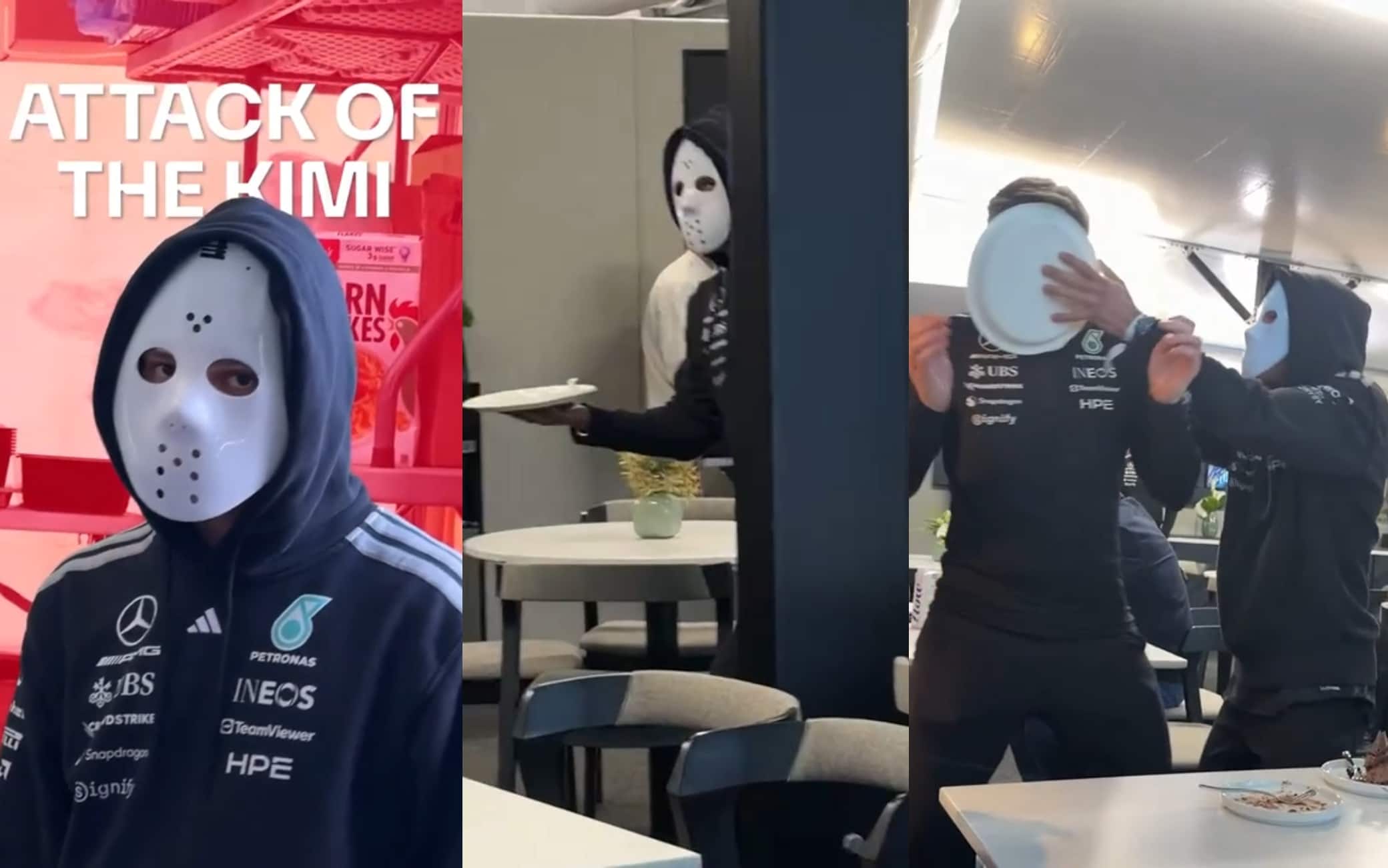 In Mercedes tutti temono Kimi... e i suoi scherzi di compleanno: ecco l'ultimo. VIDEO