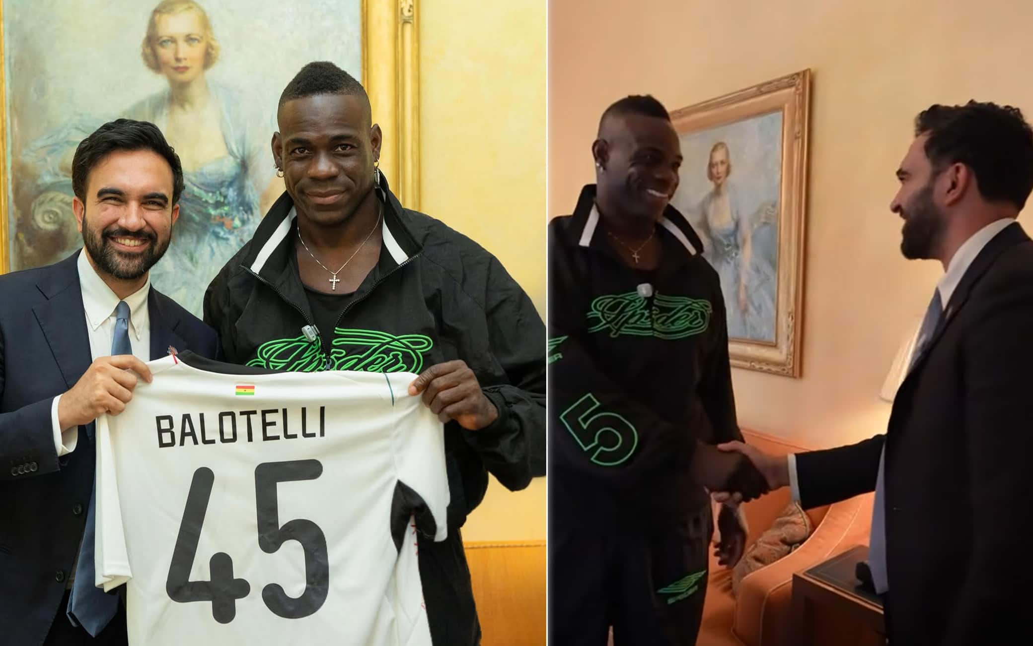 Balotelli a New York, il sindaco Mamdani: "Stavo per mettere quella maglia sotto..."
