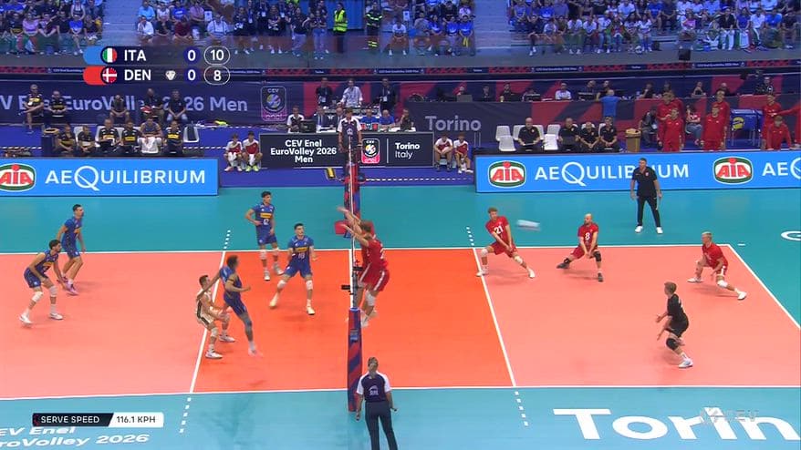 Europei volley, Italia-Danimarca 3-0: gli highlights