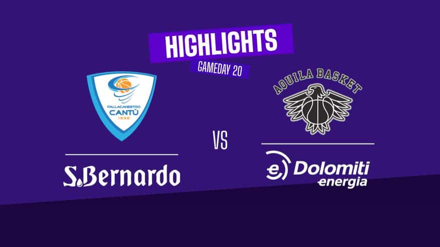 Cantù-Trento 108-91: highlights LBA