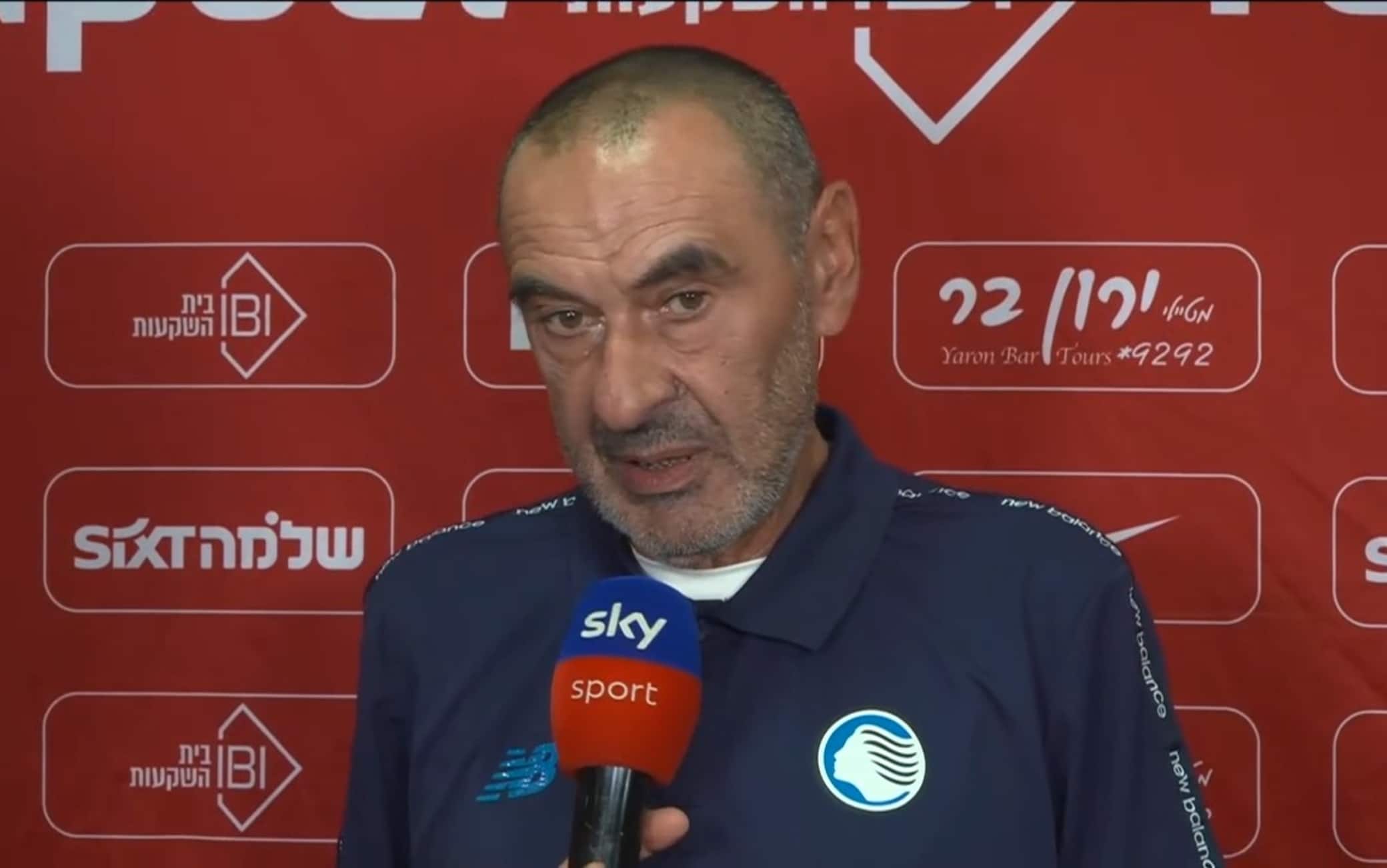 Hapoel Tel Aviv-Atalanta, Sarri: "Soddisfatti ma ora aspetto qualcosina dal mercato"