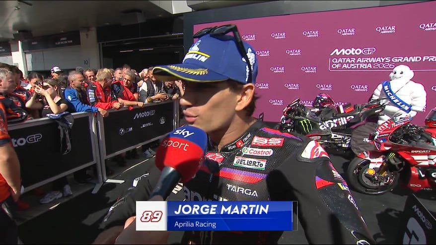 Martin: "Quando sono a posto, riesco a spingere forte"
