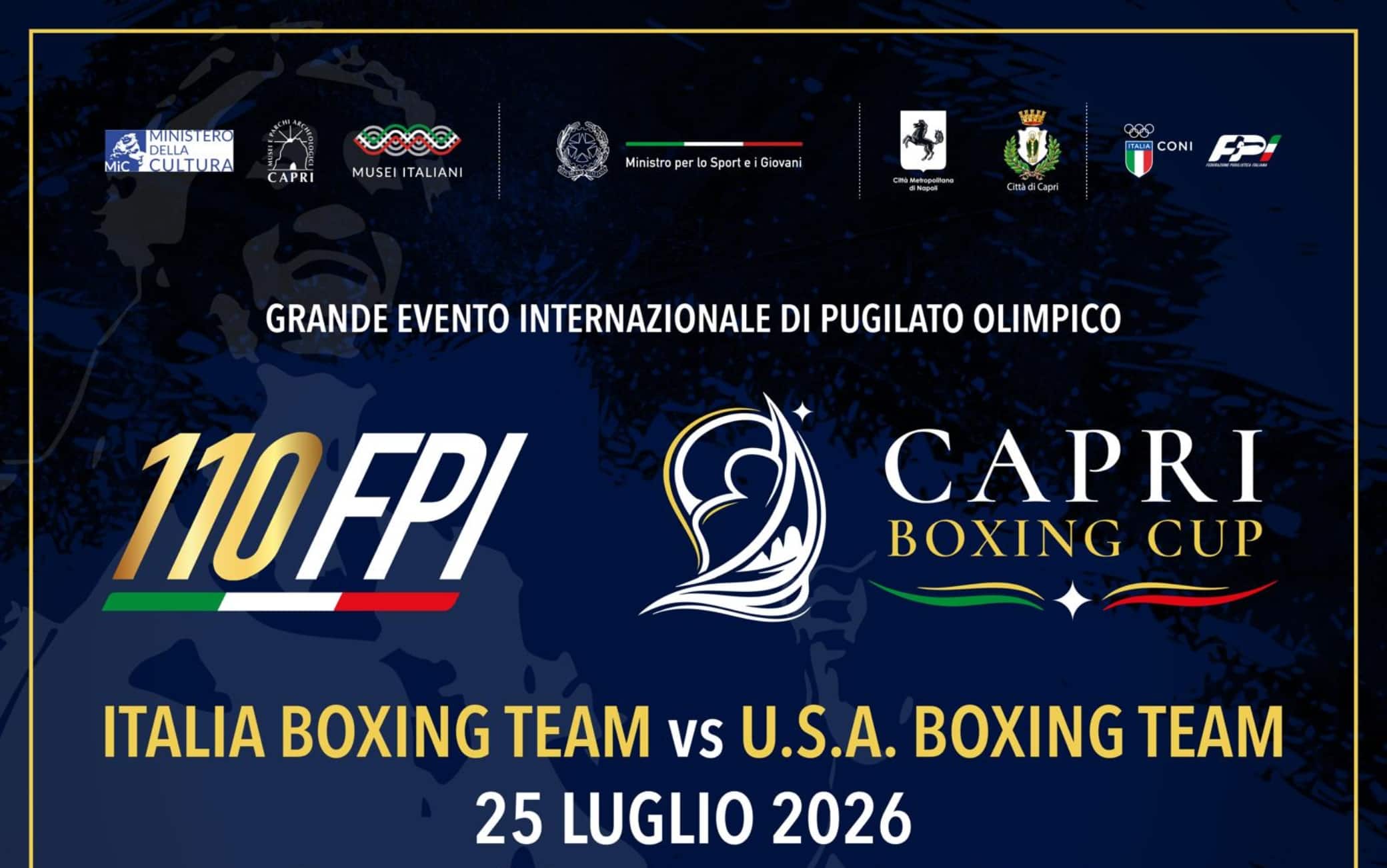 Capri Boxing Cup, Italia-Usa 4-4: termina in parità il prestigioso dual match