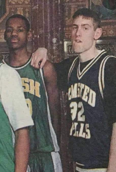LeBron James e Mike Gansey ai tempi del liceo
