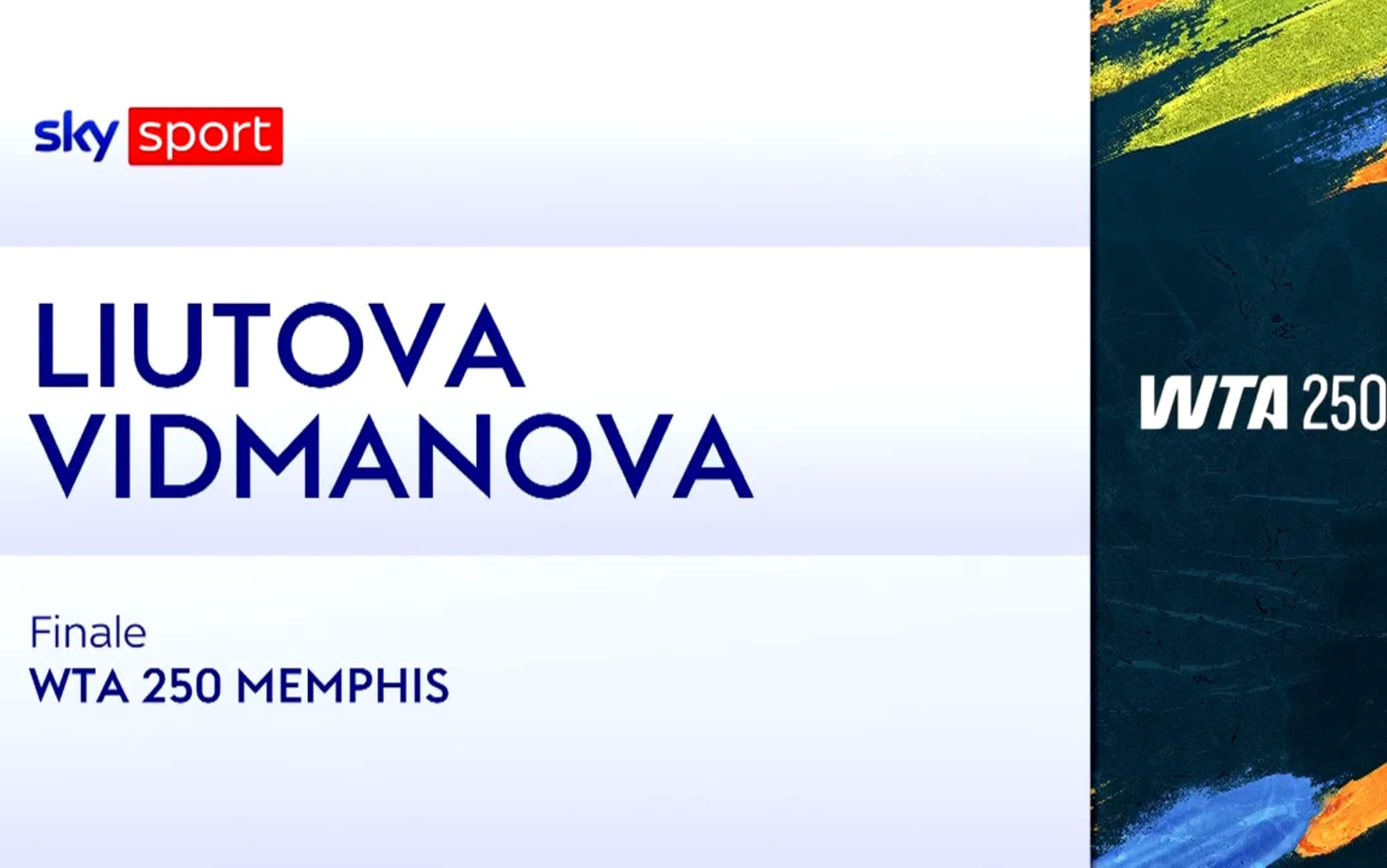 Liutova-Vidmanova: highlights Wta Memphis