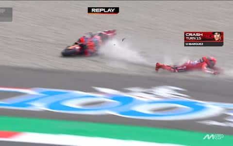 Marc Marquez, la caduta nelle prove libere del GP Assen. VIDEO | Sky Sport
