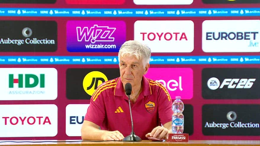 Gasperini dopo il derby Roma-Lazio: video dalla conferenza