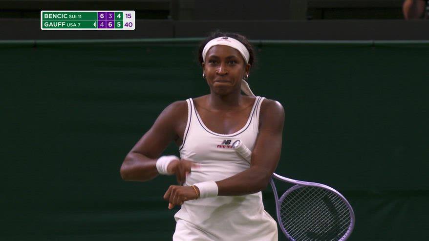 Wimbledon, Gauff ai quarti: Bencic ko in 3 set