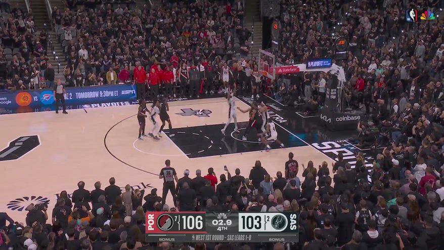 NBA, errore di Vassell e Portland passa a San Antonio