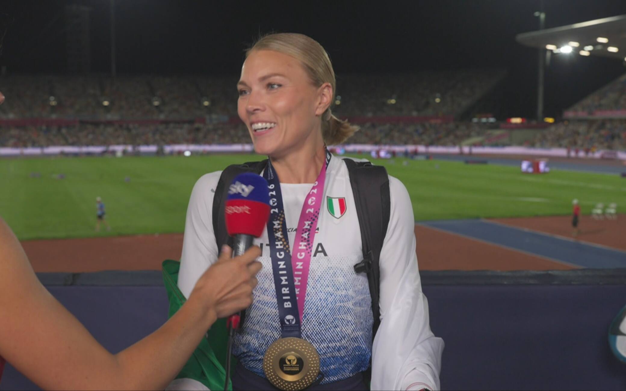 Derkach oro nel salto triplo: "Emozioni fortissime, l'atletica mi fa sentire una bambina"