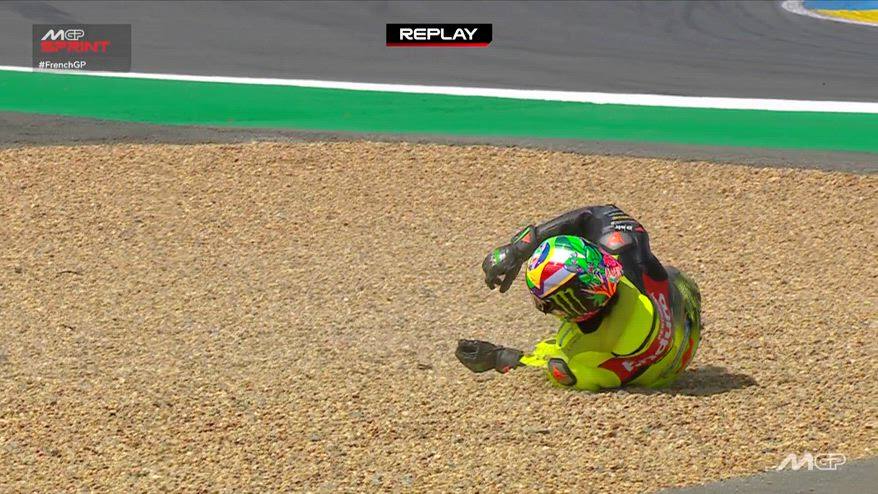 Morbidelli, caduta nella Sprint a Le Mans: out le due VR46