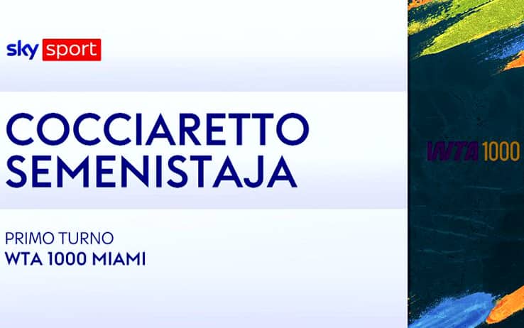Cocciaretto-Semenistaja: highlights Wta Miami