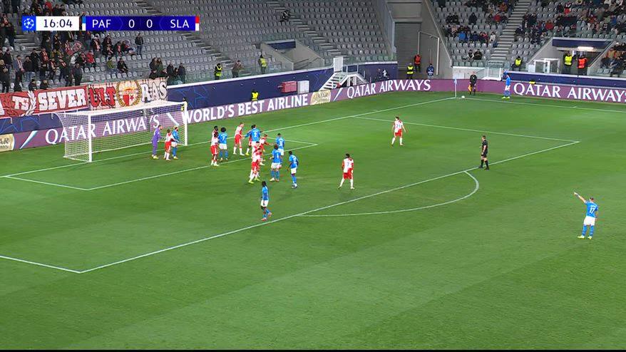 Pafos-Slavia Praga 4-1: gol e highlights