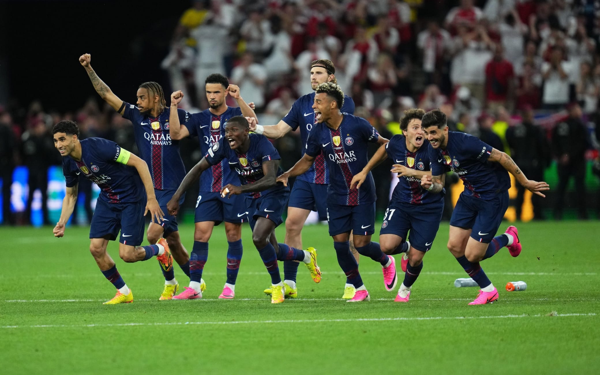 Il momento esatto della Champions Psg