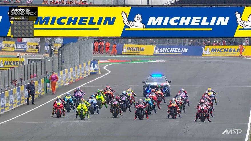 GP Francia, la partenza e il primo giro della gara