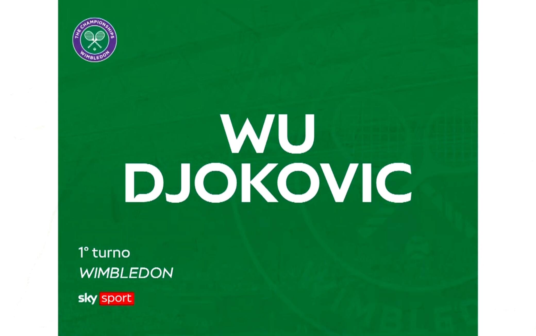 Djokovic-Wu: highlights Wimbledon
