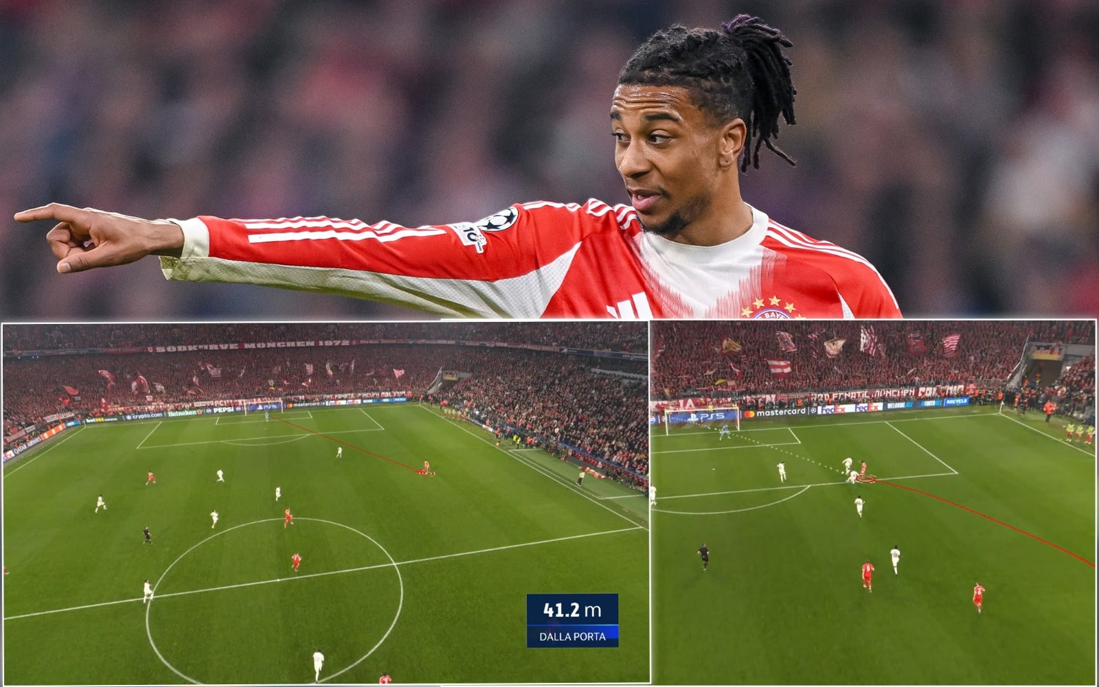 Bayern Monaco-Real Madrid, altra magia di Olise: il gol allo "Sky Sport Skill"