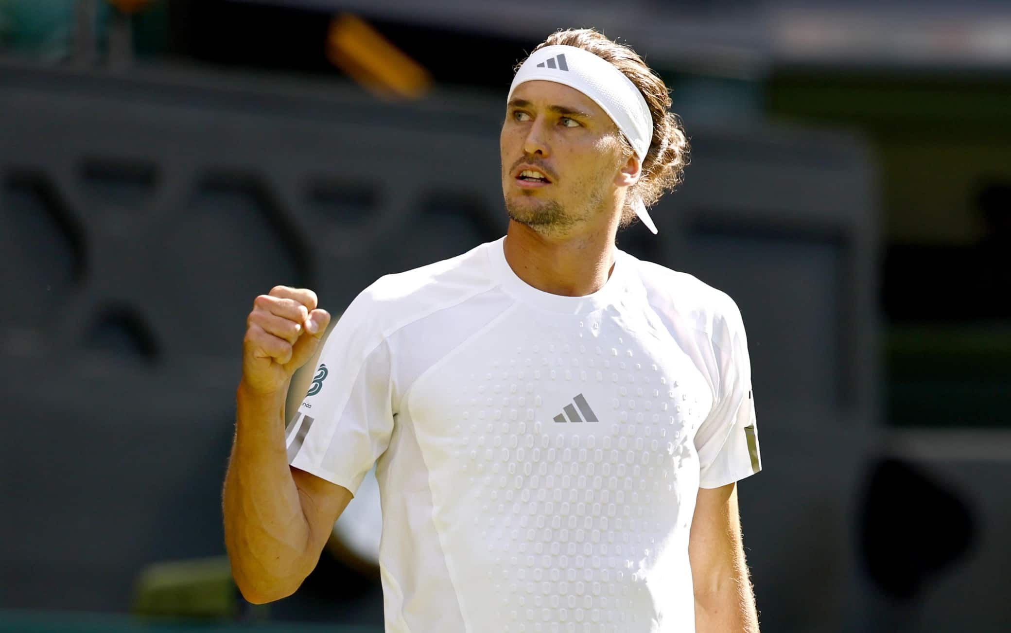 Zverev a Wimbledon nel match vinto contro Blockx