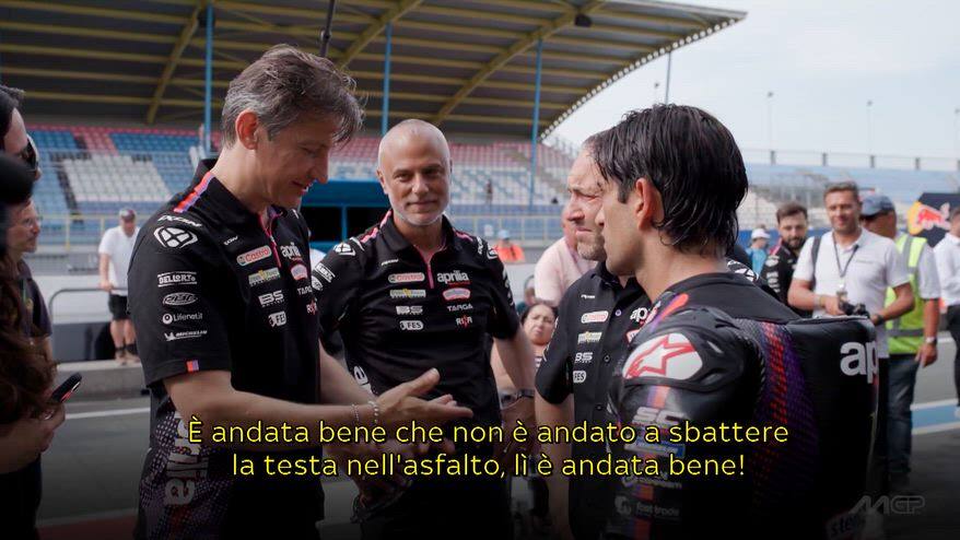 Aprilia preoccupata per Bezzecchi ad Assen: "E' andata bene"