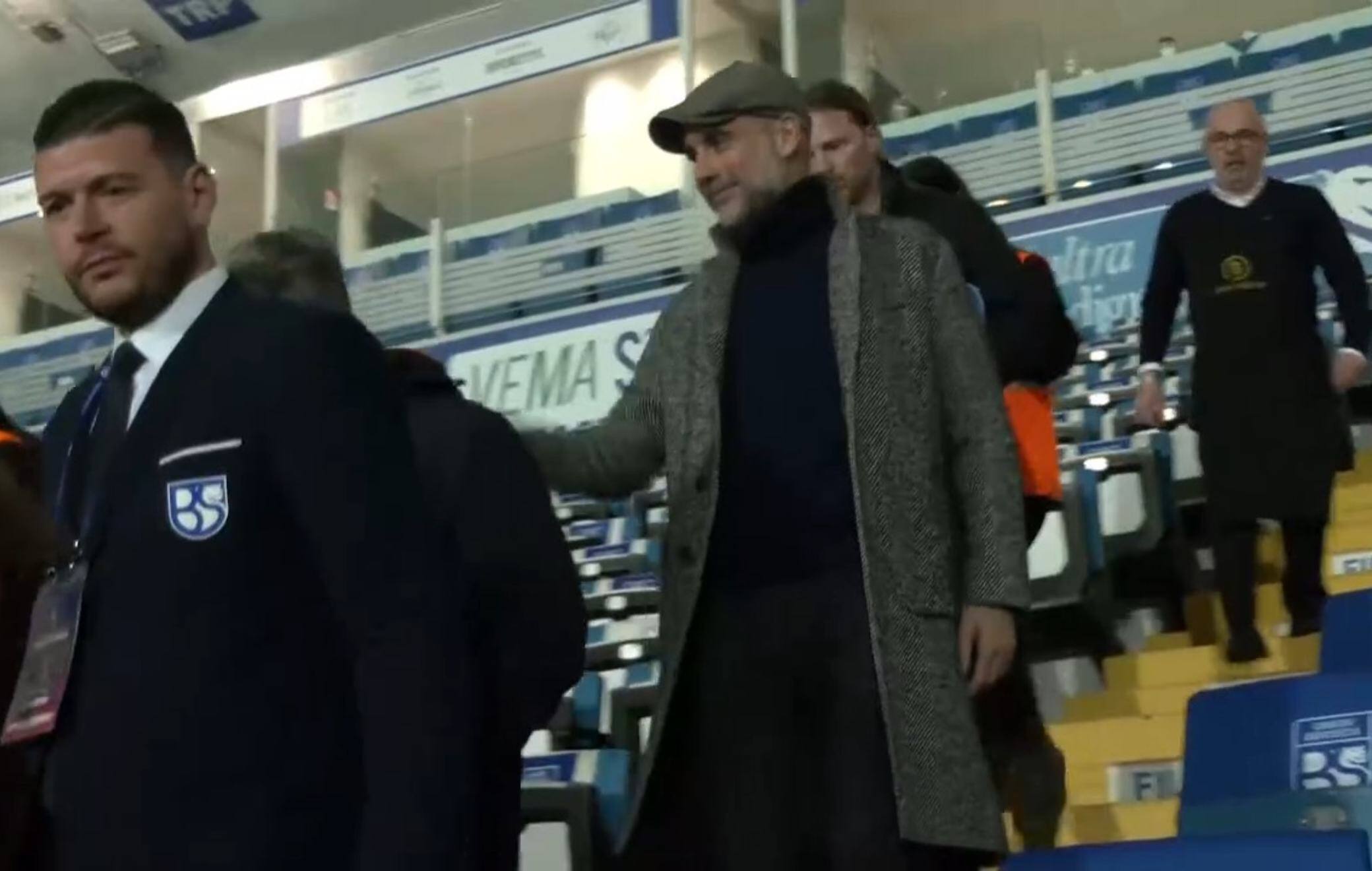 Guardiola snobba Tottenham-Arsenal: va a vedere il Brescia. IL VIDEO