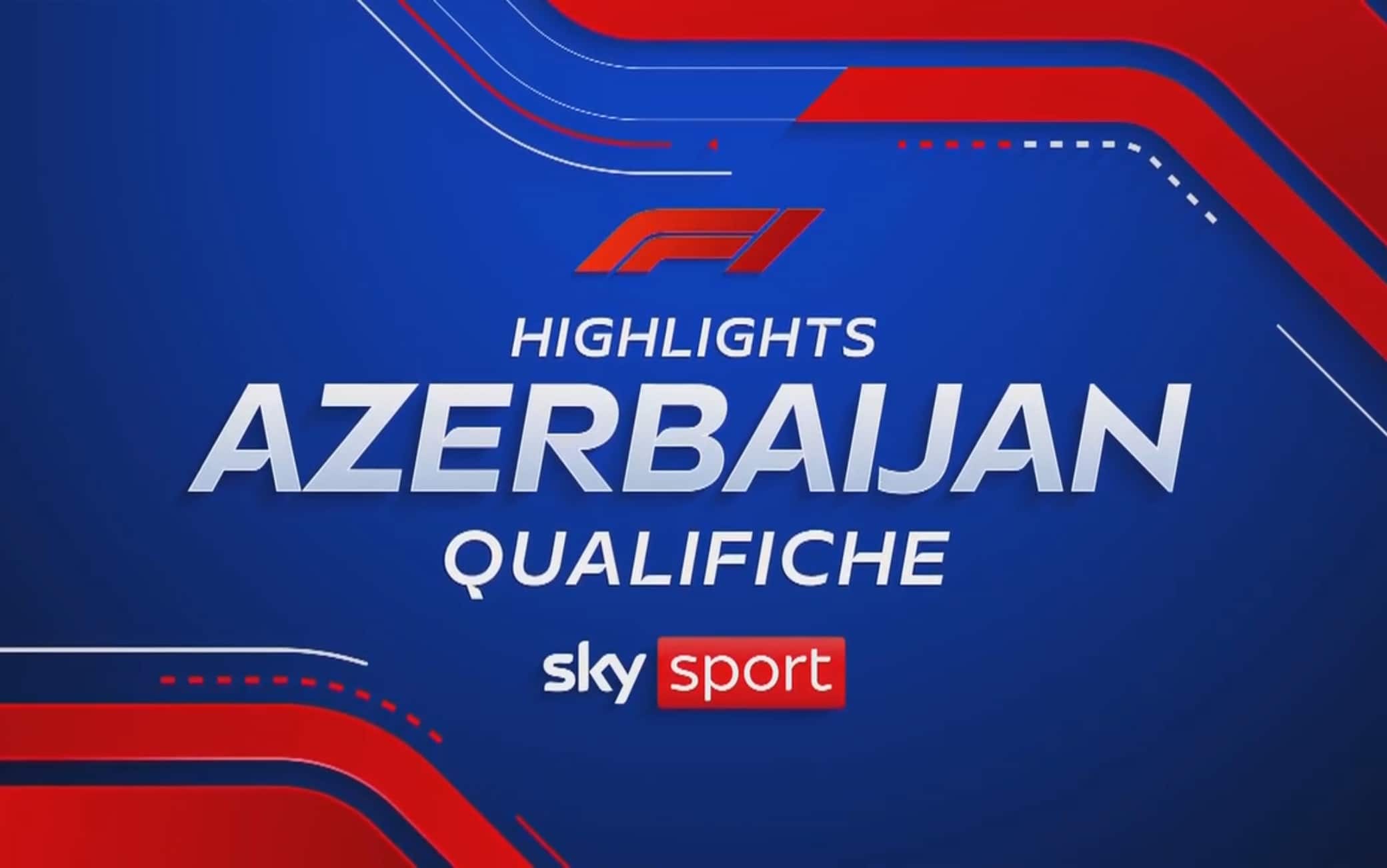 F1, GP Azerbaijan: gli highlights delle qualifiche a Baku