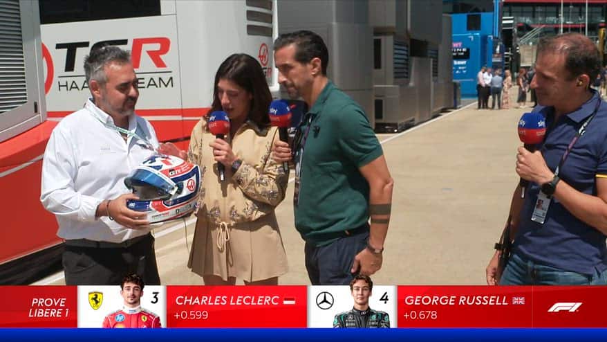 Bearman, casco con l'orsetto versione inglese a Silverstone