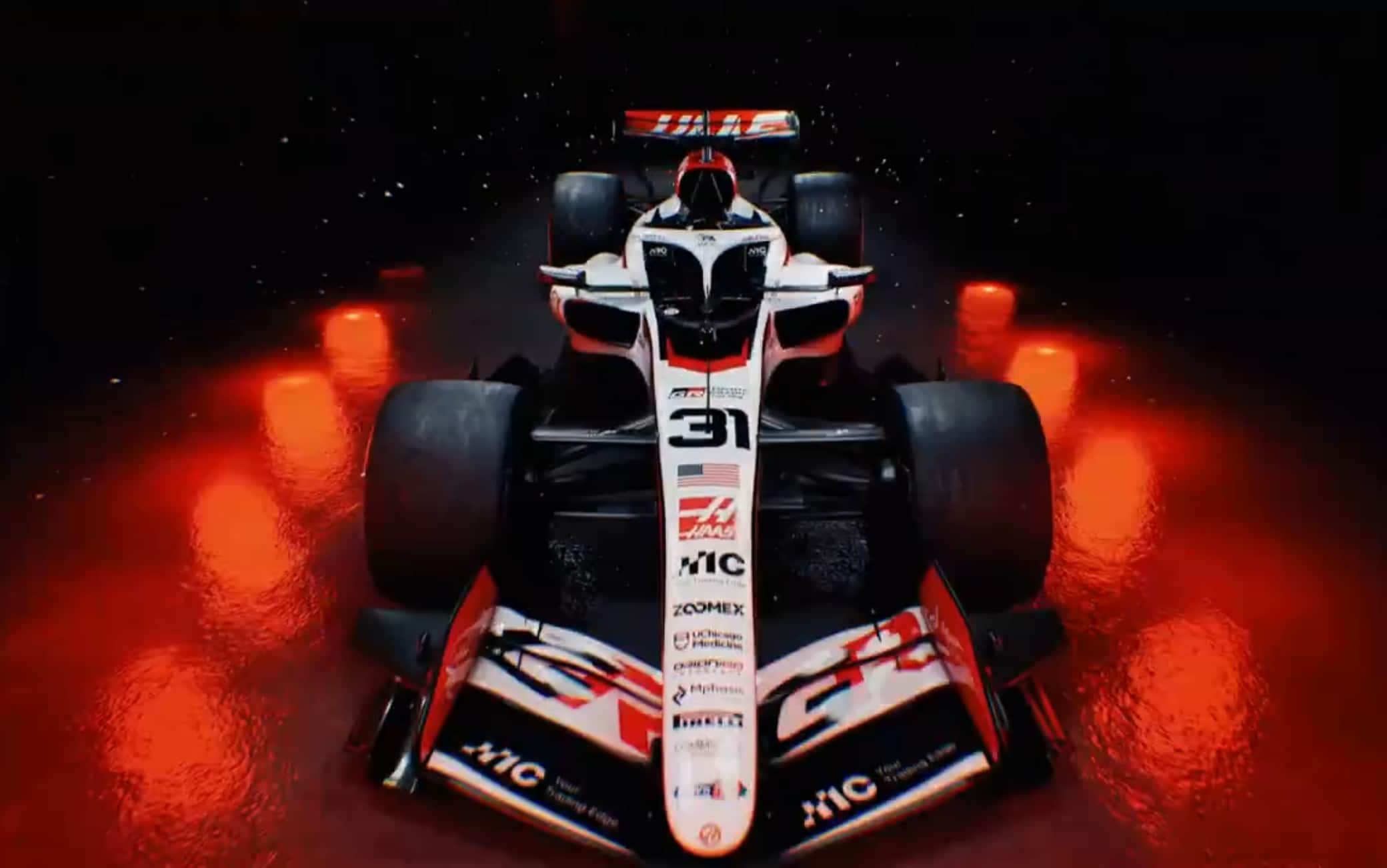 Haas, la livrea e le prime forme della monoposto per il Mondiale di F1 2026. FOTO
