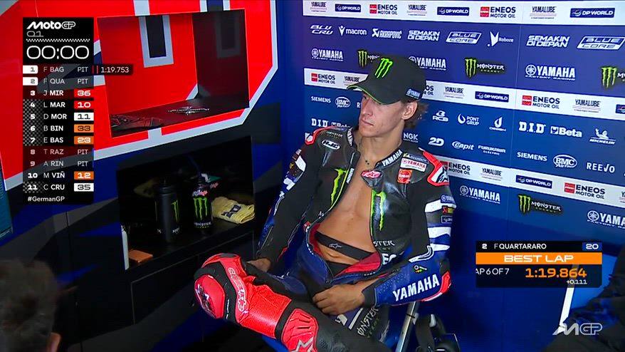 Gp Germania, Bagnaia e Quartararo al Q2: i risultati