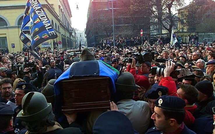Il funerale di Peppino Prisco