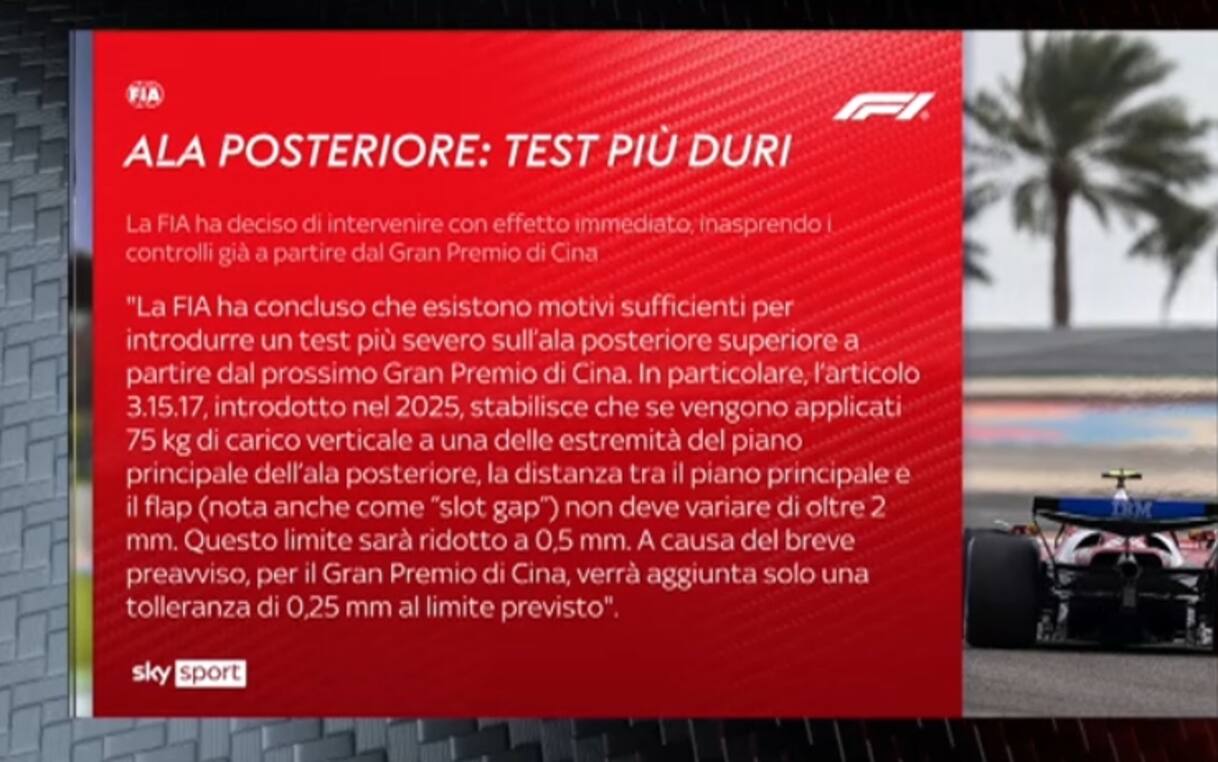 F1, cosa comporta la nuova direttiva sulle ali flessibili? La ...
