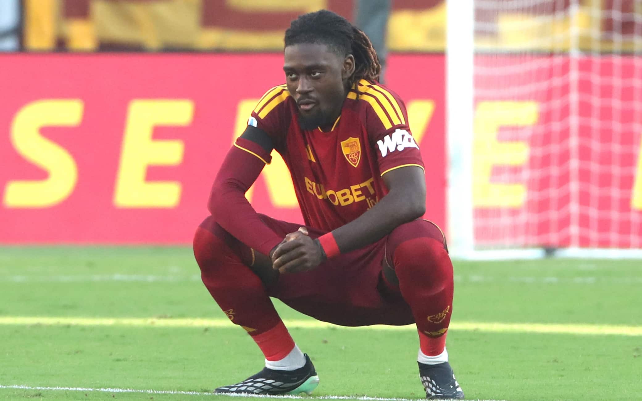Roma, tegola Koné: lesione alla coscia, salta almeno 6 partite