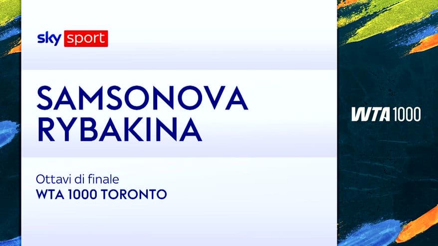Samsonova-Rybakina: highlights Wta Toronto