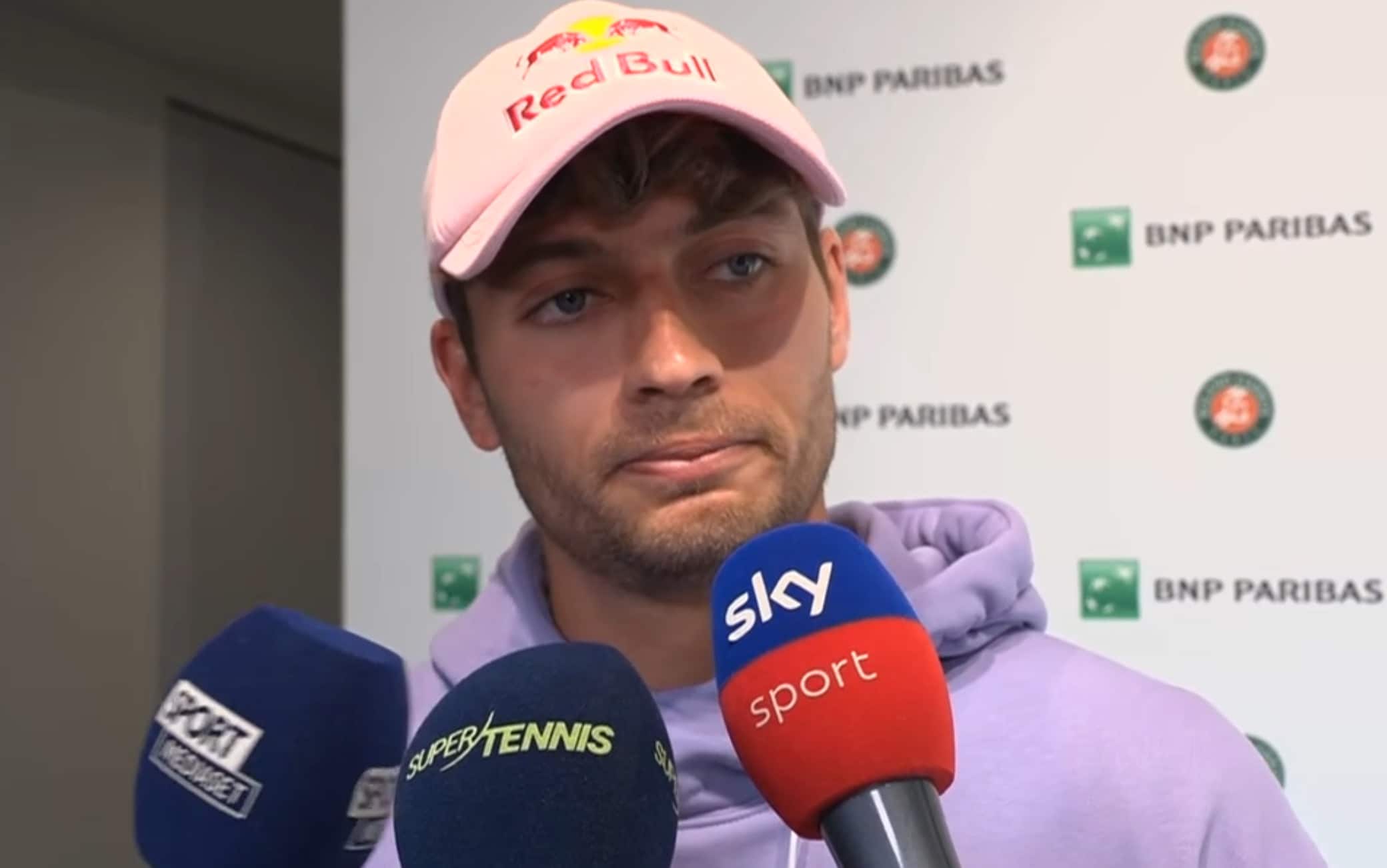 Roland Garros, Cobolli: "Dispiaciuto per Arnaldi, mi veniva da piangere". VIDEO