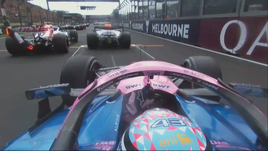 Magia Colapinto, così evita il disastro al via di Melbourne. VIDEO