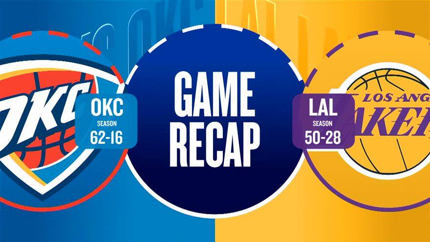 NBA Highlights: LA Lakers-Oklahoma City 87-123

