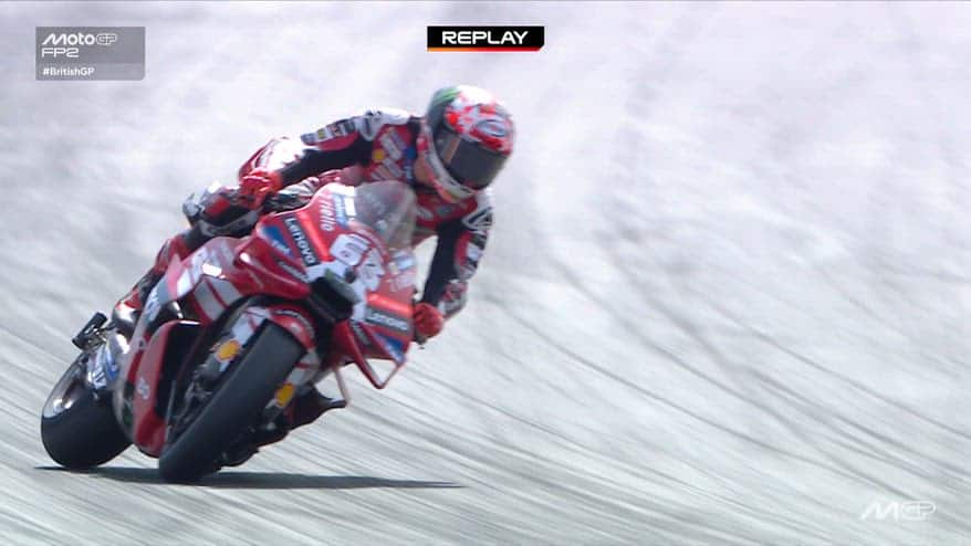 Bagnaia, errore nelle Fp2 a Silverstone. E Tardozzi...