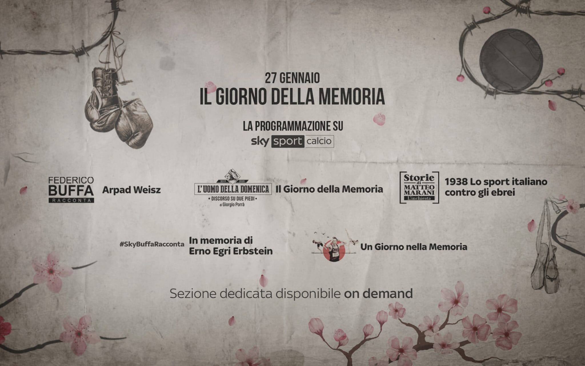 Il giorno della memoria su Sky Sport