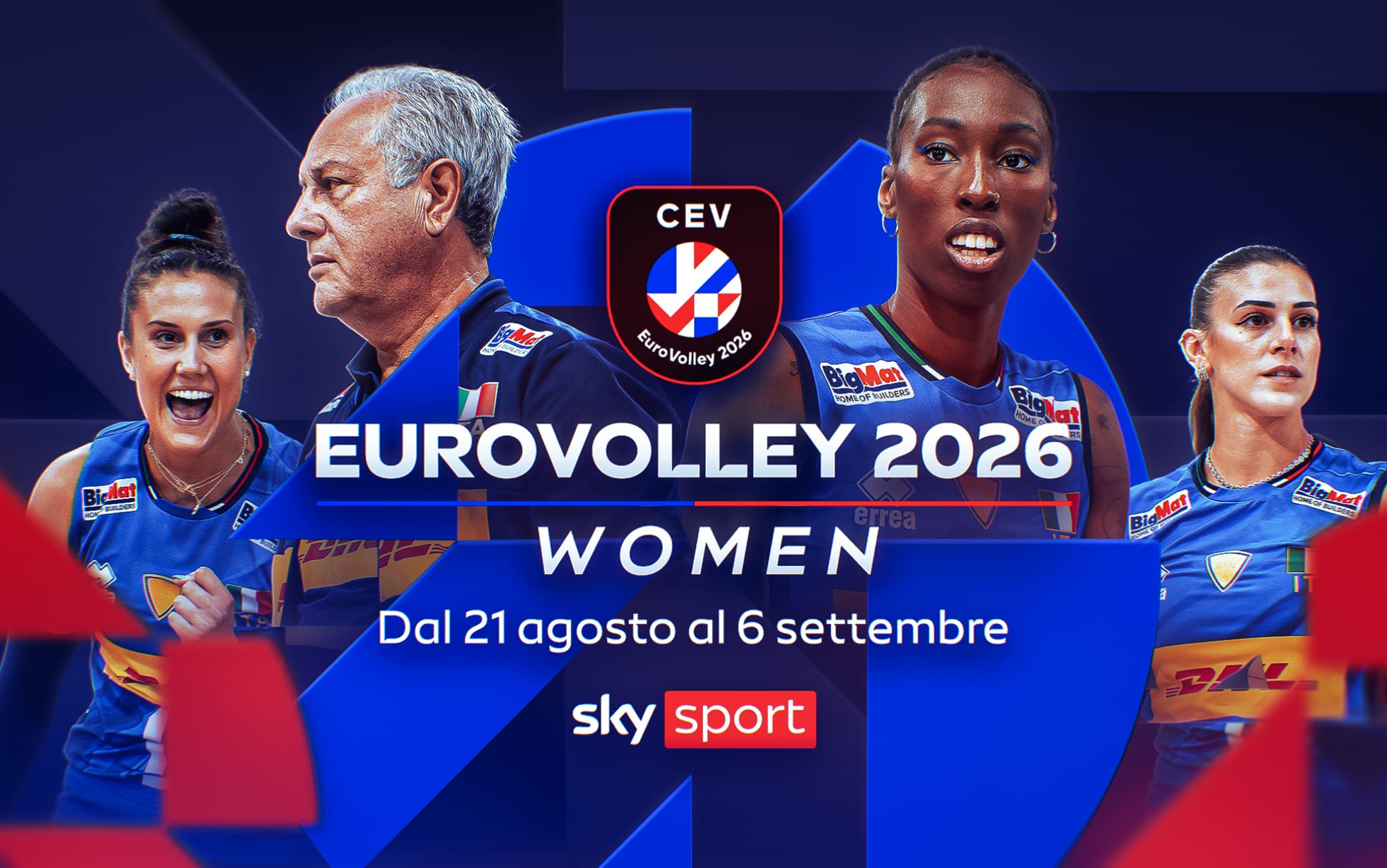Europei di volley femminile, le partite dell'Italia su Sky e NOW: date e orari