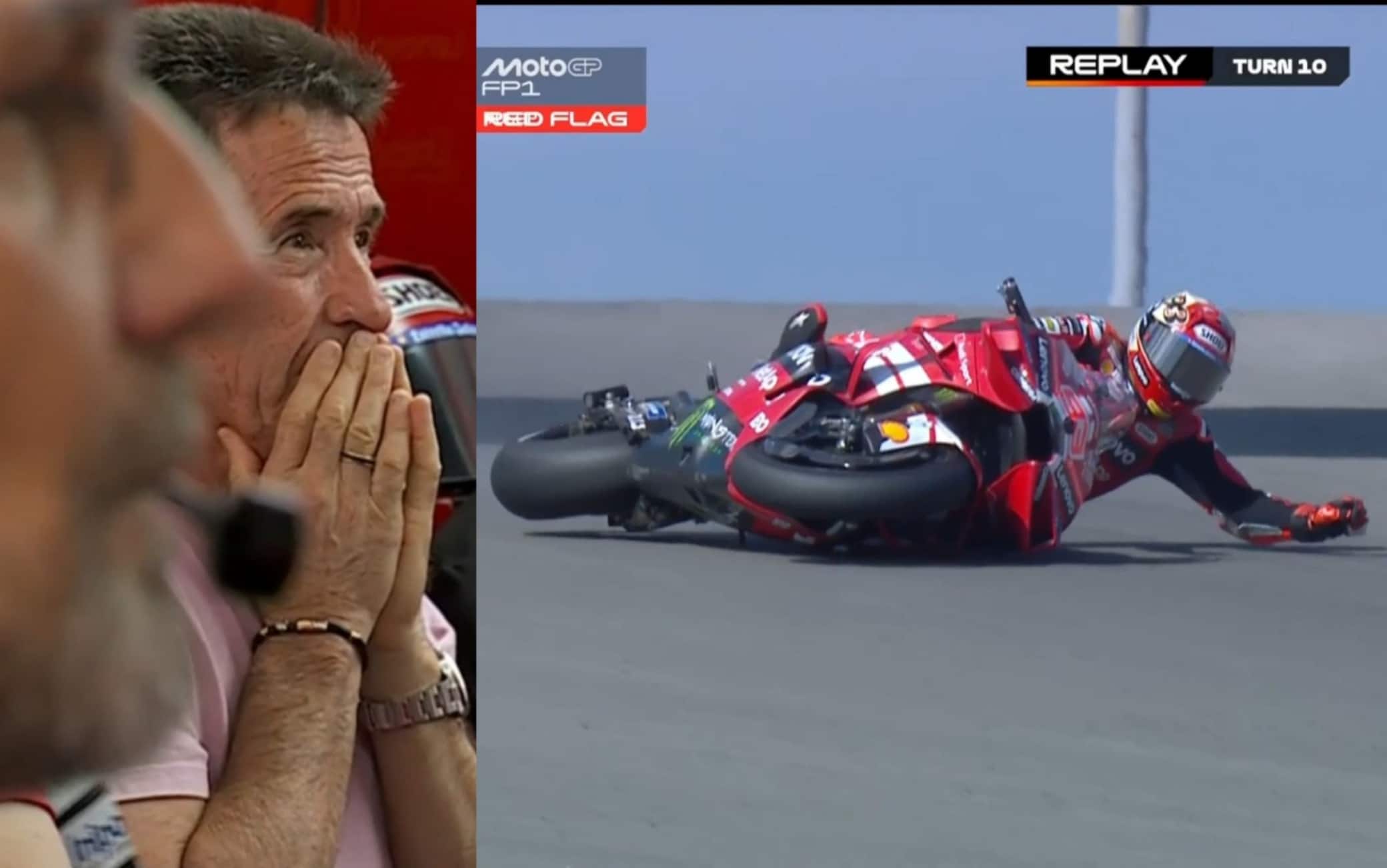 Marquez, la caduta oggi nelle prove libere di Austin (Usa). FOTO-VIDEO