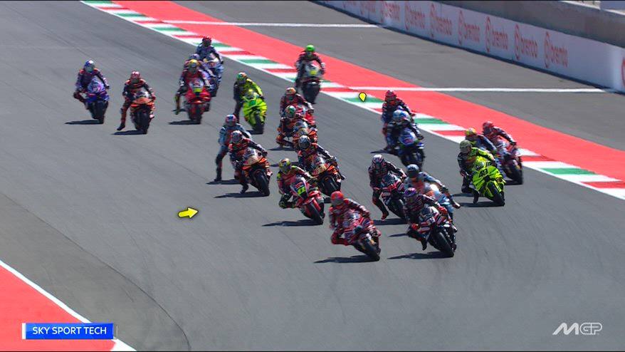 Sprint Mugello, la partenza di Pecco e Bez allo Sky Tech