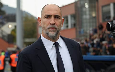 Juventus FC's coach Igor Tudor during the Italian Serie A soccer match Como 1907 vs Juventus FC at Giuseppe Sinigaglia stadium in Como, Italy, 19 October 2025, Italy,  ANSA / ROBERTO BREGANI

