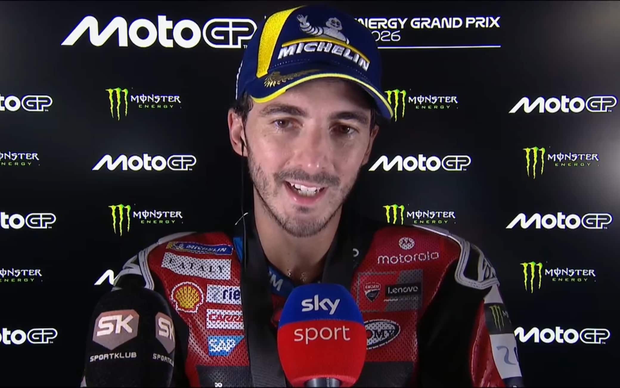 Bagnaia dopo la vittoria nella Sprint: "Gomma soft scelta giusta, stiamo migliorando"
